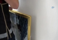 Resim tablosunda bin paket kaçak sigara ele geçirildi