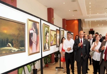Resim ve heykel sergisi açıldı