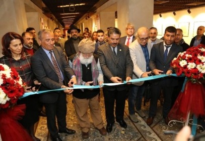 Resim ve kaligrafi sergisi açıldı 