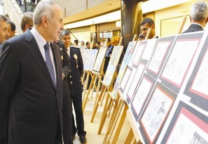Resim ve karikatür sergisi açıldı