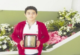 Resim yarışmasında ikinci oldu