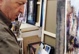 Ressam Sait Günel’in soyut resimleri sergilenecek