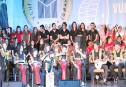 Ritim grubu vurmalı çalgılar festivaline katıldı