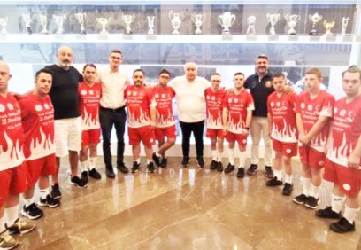 Riva'da Down Futsal ile Ampute Futbol buluşması