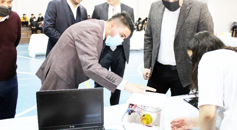 Robotik kodlama sergisi açıldı