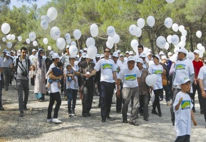 Romatizmalı Adımlar yürüyüşü düzenlendi