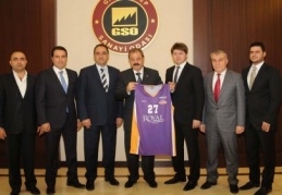 Royal Halı Gaziantep Basketbol  Takımı GSO’yu ziyaret etti
