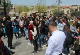 RTÜK çalıştayına katılacak öğrencilerden Gaziantep turu 