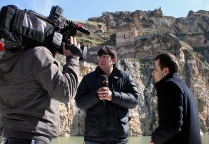 Rumkale'de tanıtım çekimi yapıldı