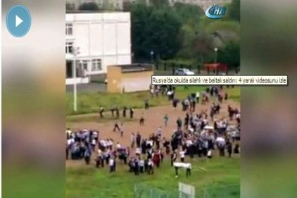 Rusya&#8217;da okulda silahlı ve baltalı saldırı: 4 yaralı