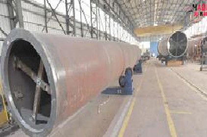 Rüzgar türbinlerinin kuleleri Gaziantep&#039;ten 
