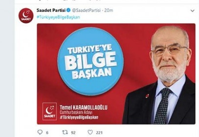 Saadet Partisi beklenen adayını açıkladı: Karamollaoğlu