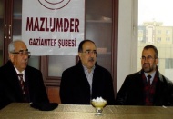 Saadet Partisi heyeti Mazlumder Gaziantep Şubesini ziyaret etti