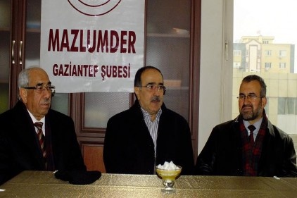 Saadet Partisi heyeti Mazlumder Gaziantep Şubesini ziyaret etti