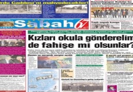 Sabah’ın haberi yaygın basında