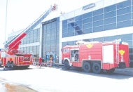 Sabiha Gökçen Havalimanı'nda, izolasyon çalışması sırasında yangın çıktı