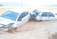 Sağanak yağış kazaya sebep oldu