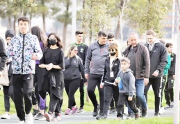‘Sağlığa Adım At Projesi’ için yürüdüler