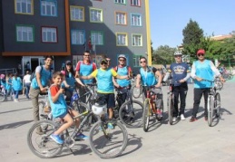 "Sağlığın için Pedal Çevir" bisiklet turu düzenlendi