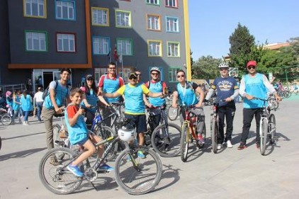 "Sağlığın için Pedal Çevir" bisiklet turu düzenlendi