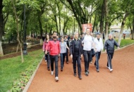 ‘Sağlığınız için Her Gün 10 bin Adım’ yürüyüşü düzenledi