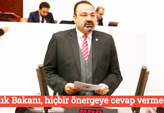 Sağlık Bakanı, hiçbir önergeye cevap vermedi