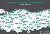 Sağlık Bakanı Koca, illere göre haftalık vaka sayısını açıkladı