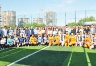 Sağlık çalışanları futbol turnuvasında buluştu