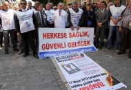 Sağlık çalışanları Mersin’de de iş bıraktı 