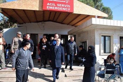 Sağlık müdürü sınırdaki hastaneleri kontrol etti