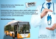 Sağlık personeline, toplu taşıma ve otoparklar ücretsiz