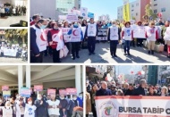 Sağlıkçılar Türkiye genelinde iş bıraktı