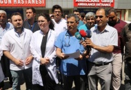 Sağlıkçılara şiddete Gaziantep'ten tepki 