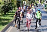 Sağlıklı Yaşam ve Hareketlilik Haftası nedeniyle pedal çevirdi