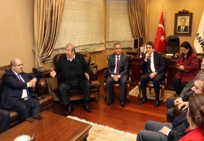 Şahap Kavcıoğlu, SANKO yönetimini ziyaret etti