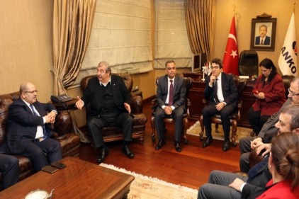 Şahap Kavcıoğlu, SANKO yönetimini ziyaret etti