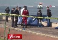 Sahilde spor yapan vatandaşları şoke eden olay