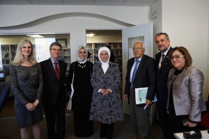 Şahin, ABD&#8217;de Emine Erdoğan ile &#8216;Sıfır Atık Projesi&#8217; konusunu görüştü