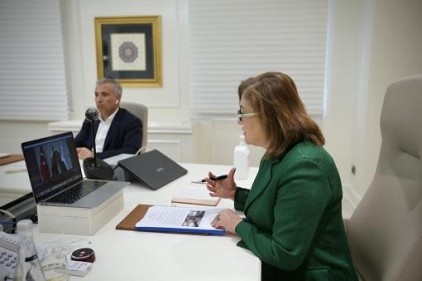 Şahin, halk ve muhtarlar buluşmasına telekonferans yoluyla devam edecek