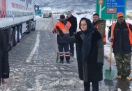 Şahin, Tarsus- Adana- Gaziantep Otoyolu’ndaydı