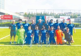 Şahinbey Ampute Futbol Takımı ligdeki çıkışını sürdürdü