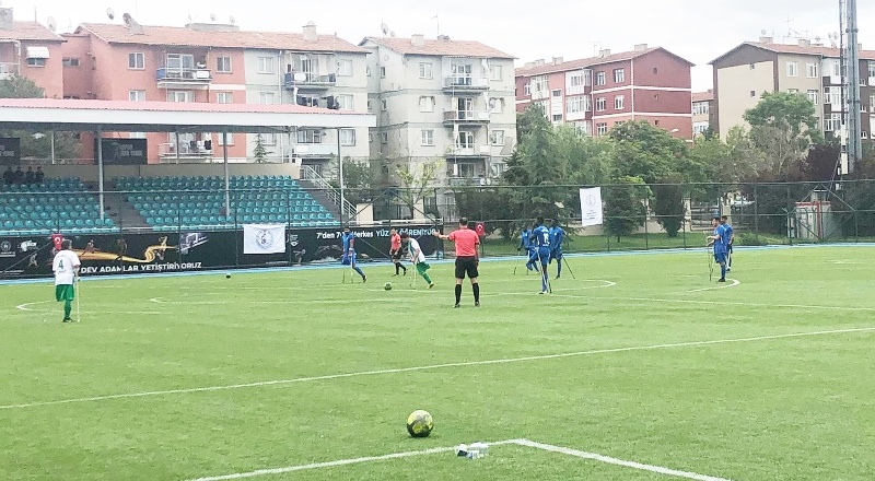 Şahinbey Ampute, lige galibiyetle başladı 8-0
