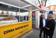 Şahinbey,14 ayrı noktada çorba dağıtımını sürdürüyor