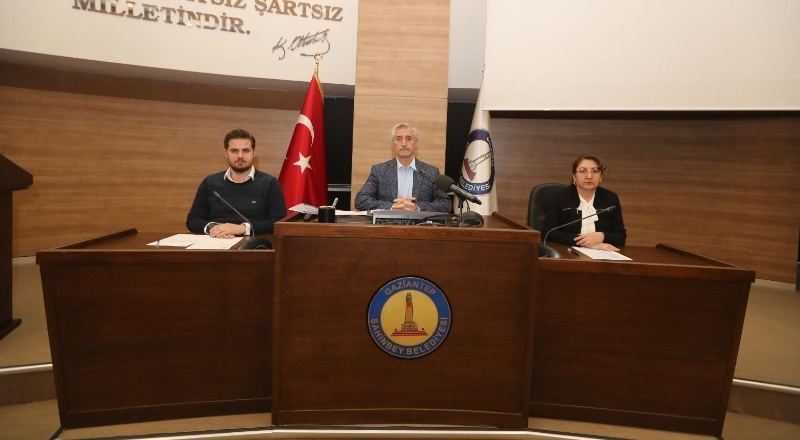 Şahinbey Belediye Meclisi toplandı