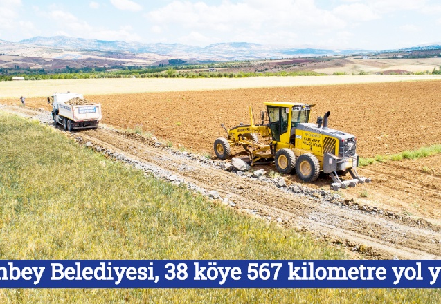 Şahinbey Belediyesi, 38 köye 567 kilometre yol yaptı