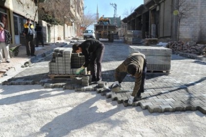 Şahinbey Belediyesi&#039;nden kilit taşı çalışması