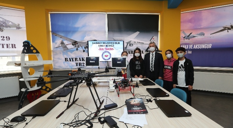 Şahinbey Bilim Sanat Merkezi’ne İHA sınıfı açıldı