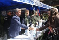 Şahinbey, ücretsiz zeytin fidanı dağıttı