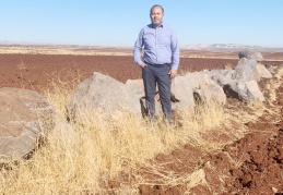 Şahinbey Ziraat Odası Başkanı Ali Çolak: Sınırlar kayınca, taş yığınları tarlaların içinde kaldı