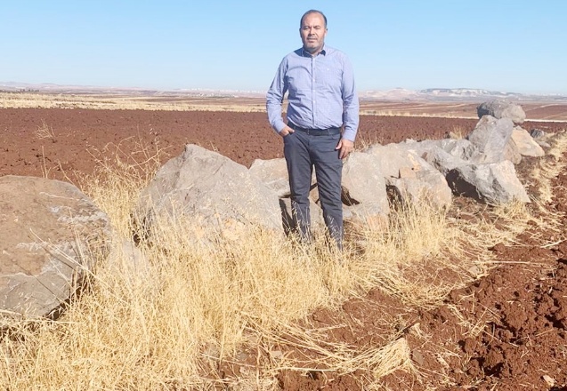 Şahinbey Ziraat Odası Başkanı Ali Çolak: Sınırlar kayınca, taş yığınları tarlaların içinde kaldı
